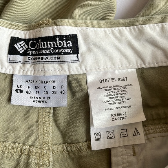 Columbia Khaki Capris Size 8 - Picture 5 of 9